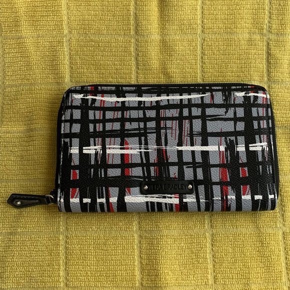 NEW ~ VERA BRADLEY Accordion Wallet Art Plaid - Picture 4 of 8